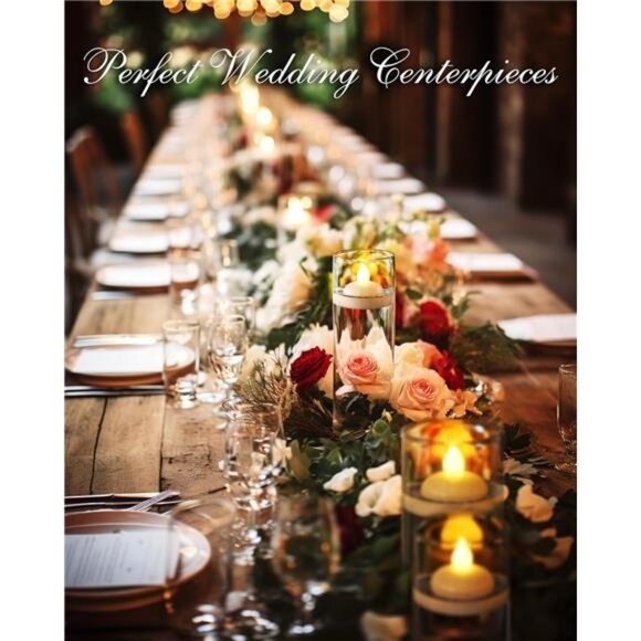 72 Pack Waterproof Flameless Floating Tealights,Battery Flickering LED Tea Light - Picture 2 of 7